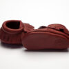 Plum Moccs – Eco-Friendly Soft Leather Moccasins Baby Shoes by Wolfie and Willow (3)