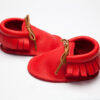 Sahara Clancy Moccs – Eco-Friendly Soft Leather Moccasins Baby Shoes by Wolfie and Willow